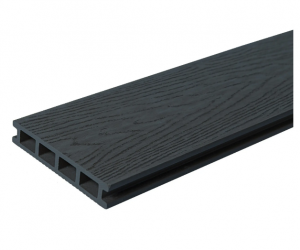 Террасная доска из ДПК пустотелая CM Decking серия VINTAGE цвет EBONY (эбен, серый)