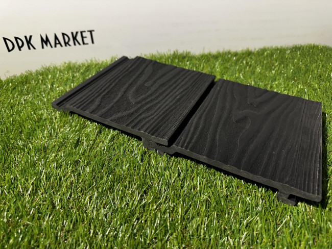 Фасадная панель дпк Polywood 3D Графит Фасадная панель дпк Polywood 3D Графит